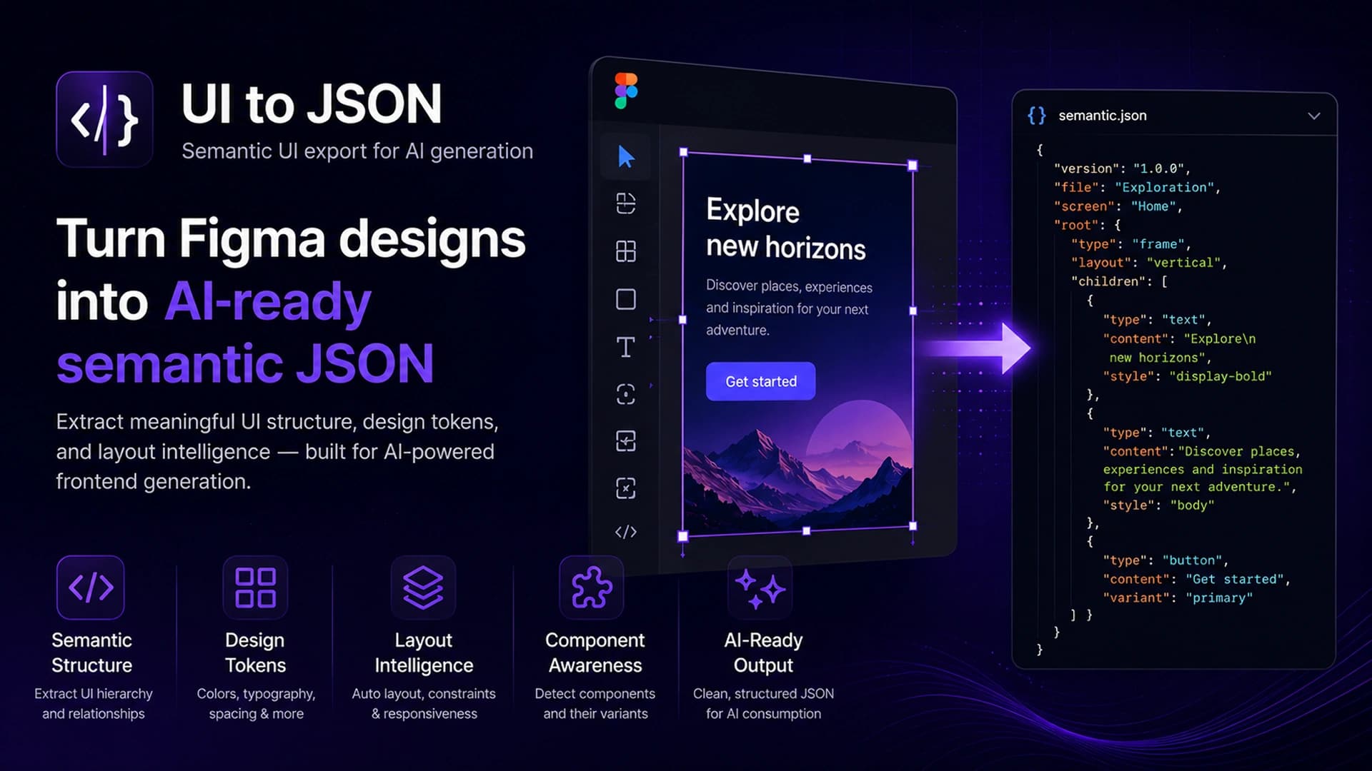 UI to JSON preview