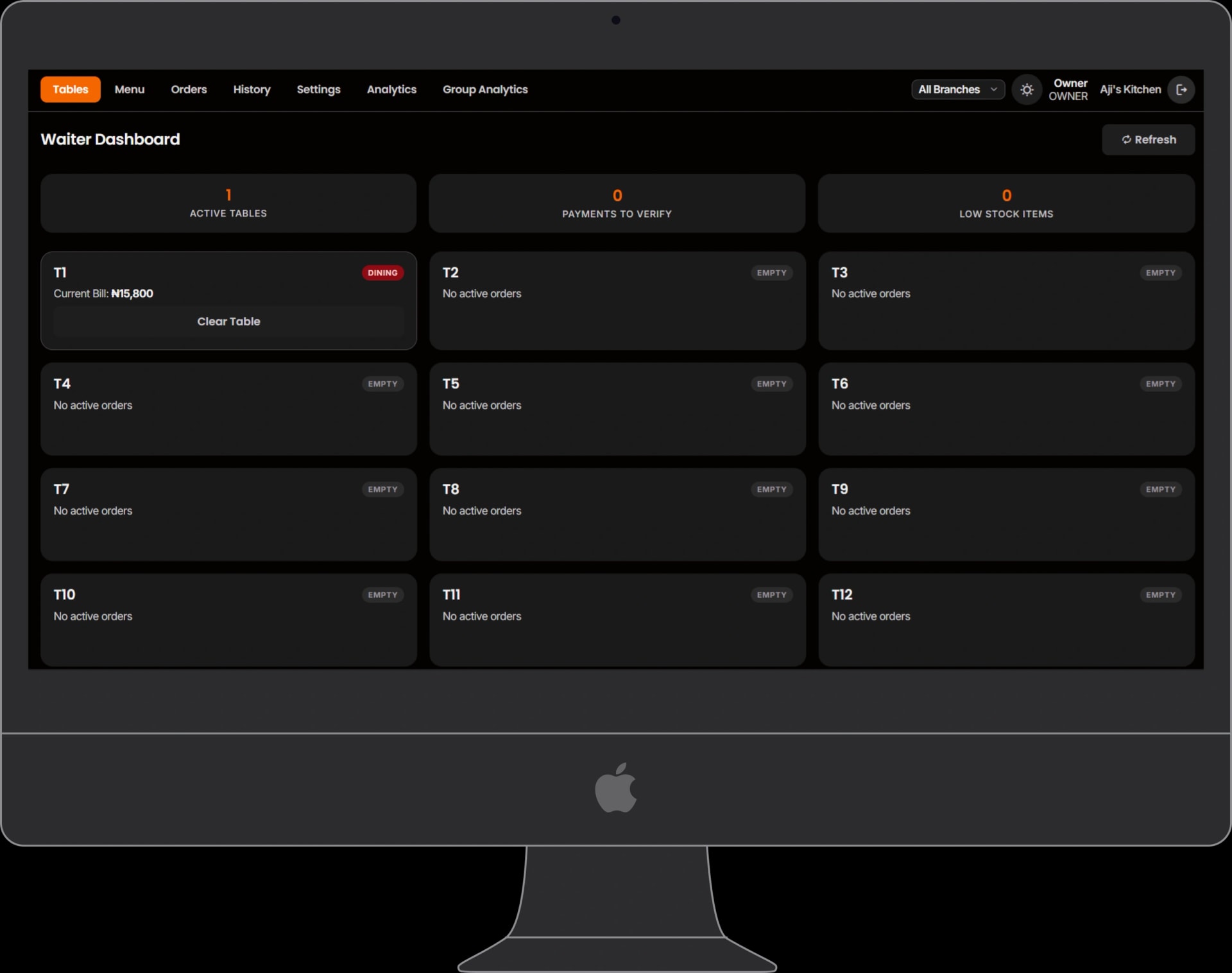 Oshap Dashboard
